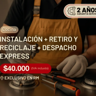 Instalación Cocina y despacho express RM