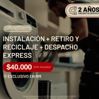 Instalación Línea Blanca y Despacho Express RM